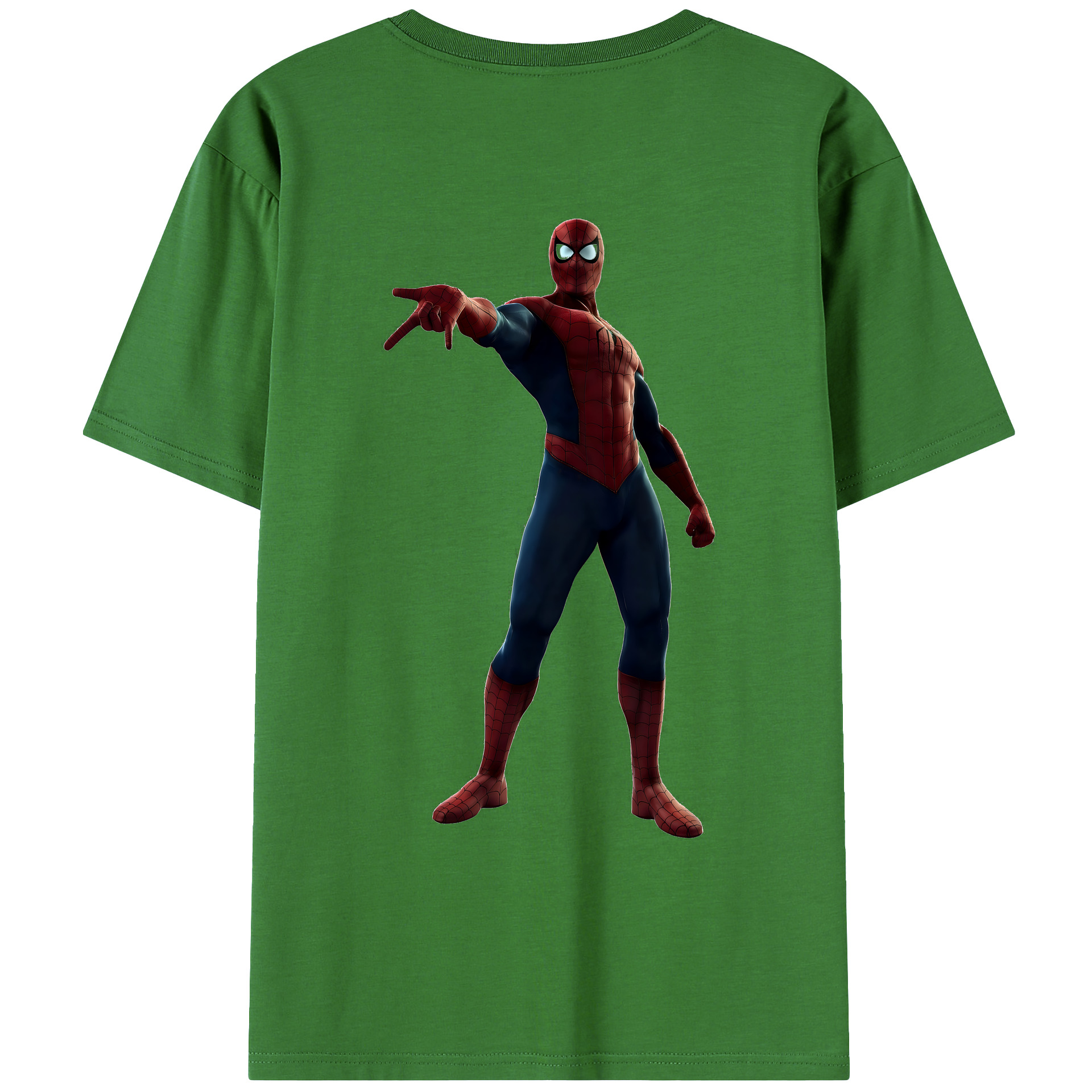 （画像用） Spider Man スパイダーマン レディース半袖Tシャツ(バックプリント)